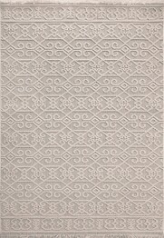 Dynamic Rugs Seville 3609109 Ivory and Soft Grey